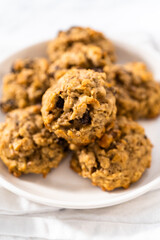 Soft Oatmeal Raisin Walnut Cookies