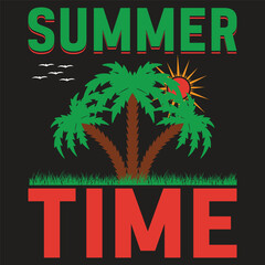 Summer vector T-shirt Design