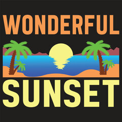 Summer vector T-shirt Design