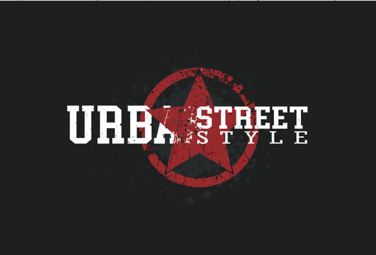 urban army grunge black dark grey t shirt design background with star and vector file