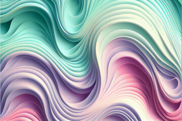 Obraz premium A detailed Wave pattern