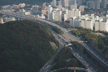 View of Apartment in Gyeonggi-do, Korea