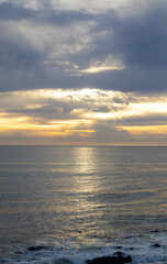 Fototapeta premium Sunset over the sea