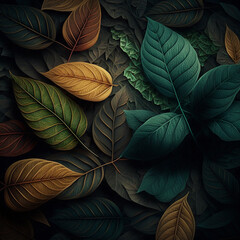 Leaves Background Texture