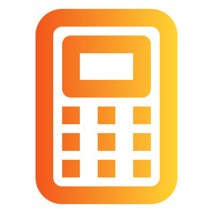 Calculation gradient icon