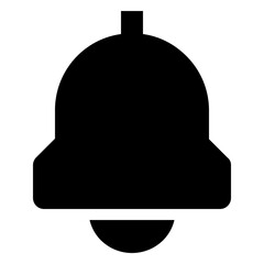 Obraz premium Notification glyph icon