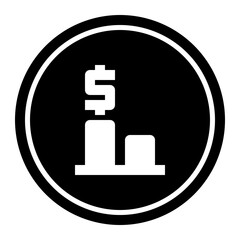 Obraz premium chart Circular line icon