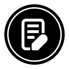 Edit Circular line icon