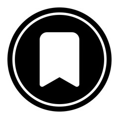 bookmark Circular line icon