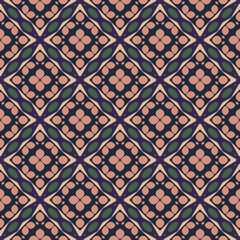 Abstract tileable geometric pattern. A seamless background, vintage texture.	
