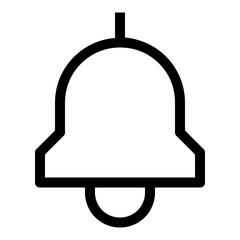 Notification line icon