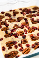 Homemade White Chocolate Cranberry Pecan Fudge