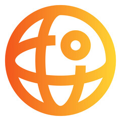 Internet gradient icon
