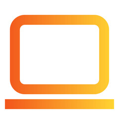 Laptop gradient icon