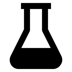 Flask glyph icon