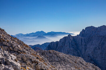 Hiking tour Križ - Stenar - Bovški gamsovec, Julian alps, Slovenia	