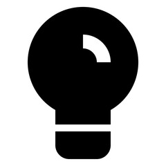 Light Bulb glyph icon