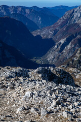 Hiking tour Križ - Stenar - Bov&scaron;ki gamsovec, Julian alps, Slovenia	