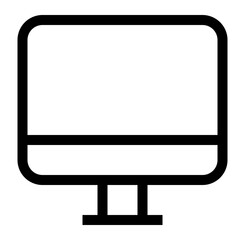 Monitor line icon