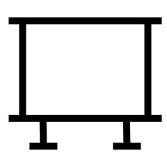 Presentation line icon