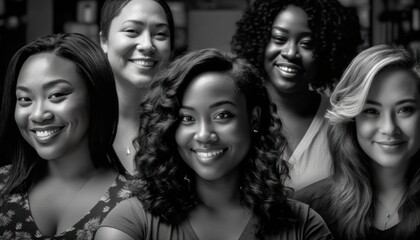 Hairdressers Multiracial Women (generative AI)