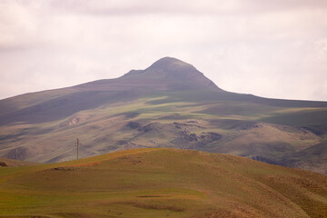 Endless mountains of Gobustan.