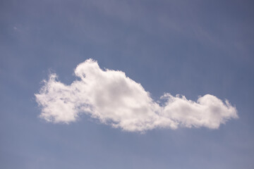 Fototapeta premium White clouds in the blue sky.