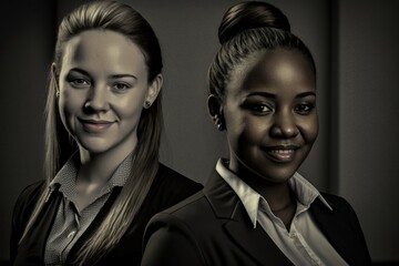 Secretarys Multiracial Women (generative AI)