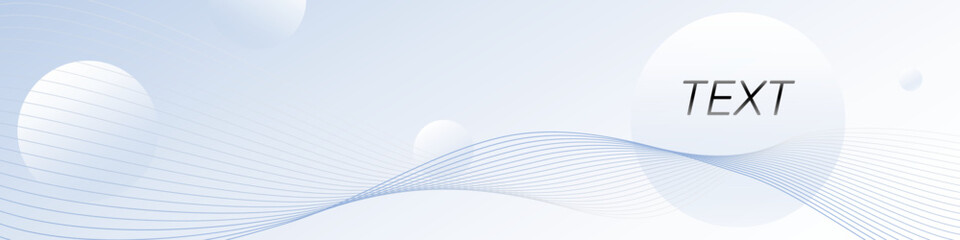 Linkedin Background, Banner, Wavy line, Gradient color vector