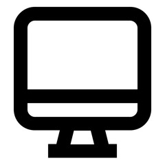 Computer line icon