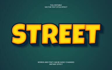 street text effect