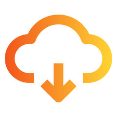 Download gradient icon