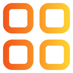 Menu gradient icon