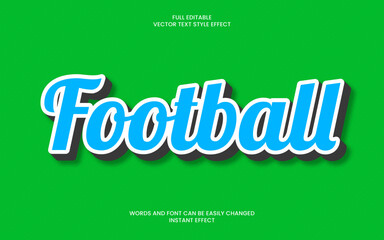 football text effect