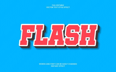 flash text effect