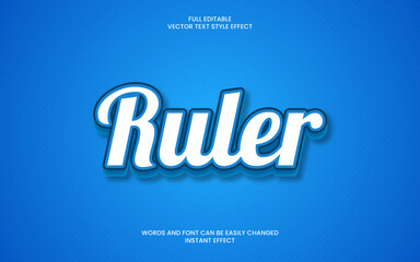 ruler text effect