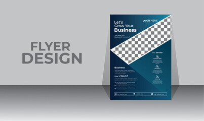 Creative Corporate & Business Flyer Brochure Template. vector template design. Brochure design