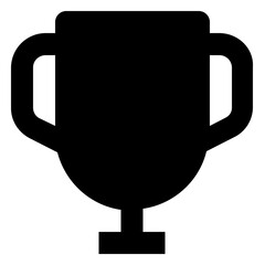 Trophy glyph icon