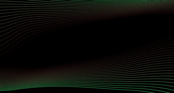 Abstract 4k. Motion graphic. Dynamic backdrop. Blue and violet colors. Wavy lines animated background. Futuristic neon waves.