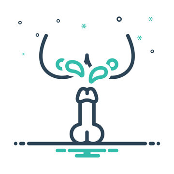 Mix icon for ejaculation