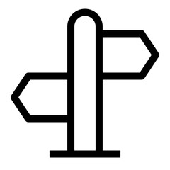 Obraz premium Sign line icon