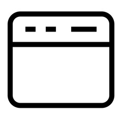 Website line icon
