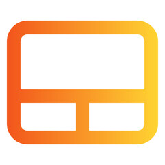 Touchpad gradient icon