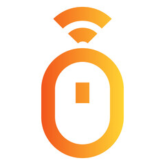 Wireless Mouse gradient icon