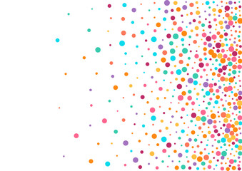 Multicolored Round Transparent Vector White