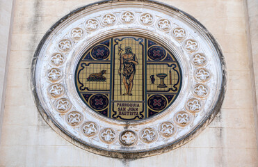 San Juan Bautista Church, exterior architecture, Alicante, 
Spain