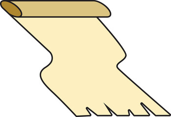 paper scroll and parchment illustration