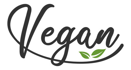 Vegan food label. Vegan. Green Healthy Organic Natural Eco Bio Food Products Label Stamp.	