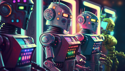 a group of robots