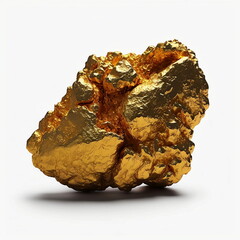 gold nugget, gold, solid gold, 24-karat 999